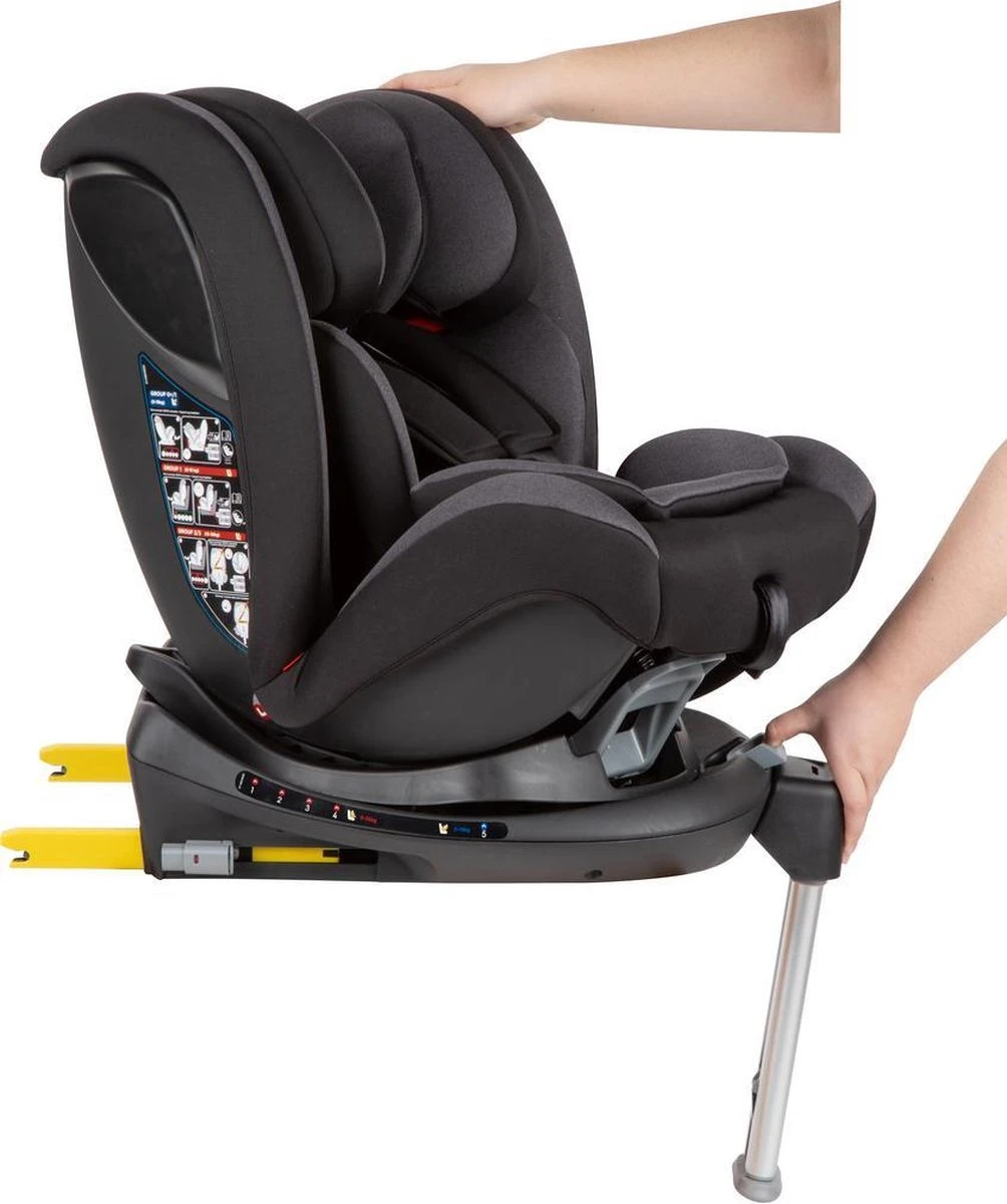 Bebeconfort Evolvefix Autostoeltje - 360° Draaibaar - Night Grey - Afbeelding 16