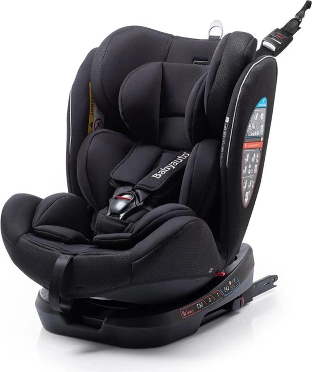Babyauto Biro D FIX Black Group 0+ 1 2 3 - 0 Tot 36 Kg - Isofix - Afbeelding 4