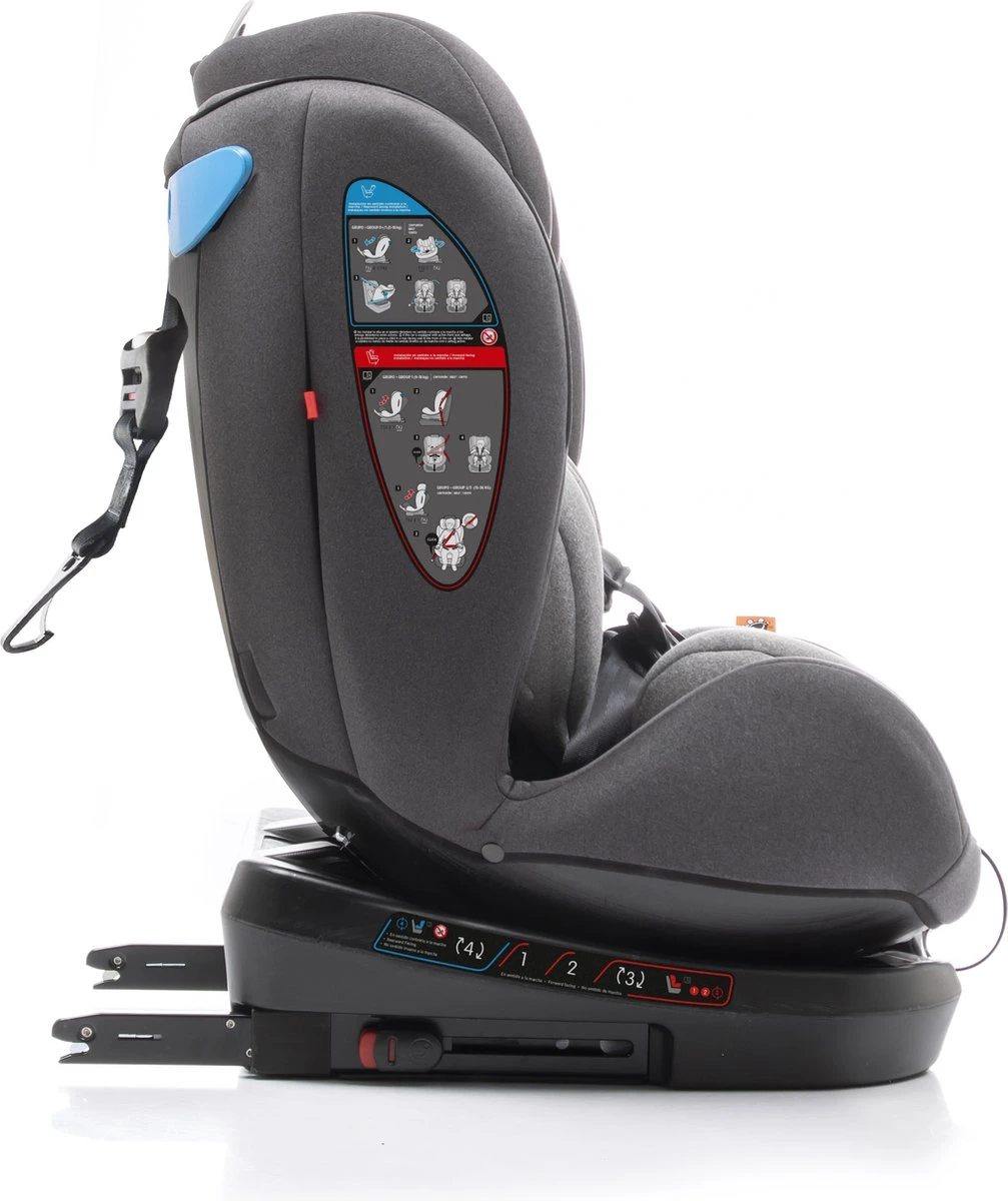 Babyauto Biro D FIX Black/grey Group 0+ 1 2 3 - 0-36 Kg - Isofix - Afbeelding 13