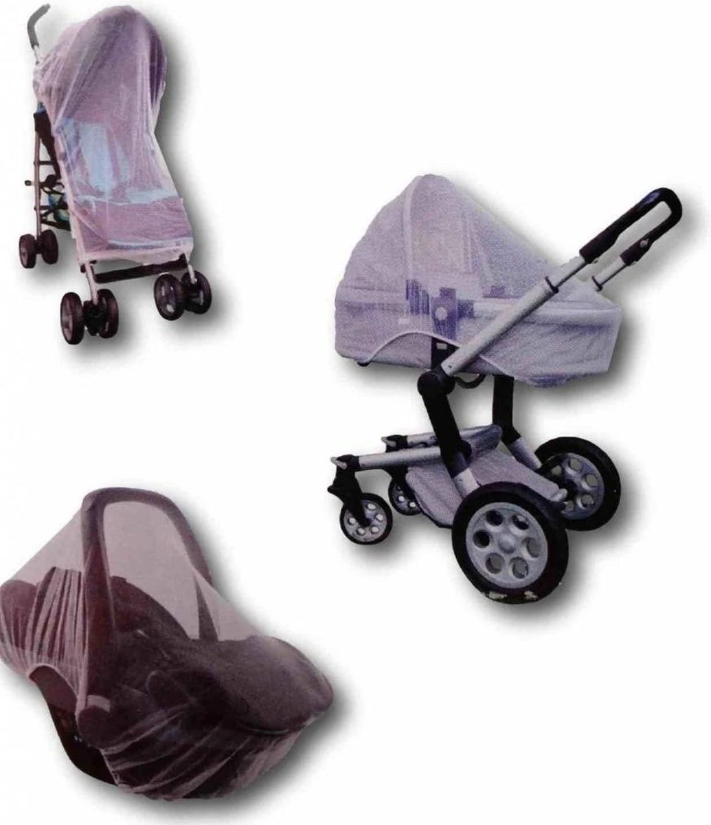 Merkloos Anti Muggennet - Klamboe Voor Kinderwagen 3 Merkloos Anti Muggennet - Klamboe Voor Kinderwagen
