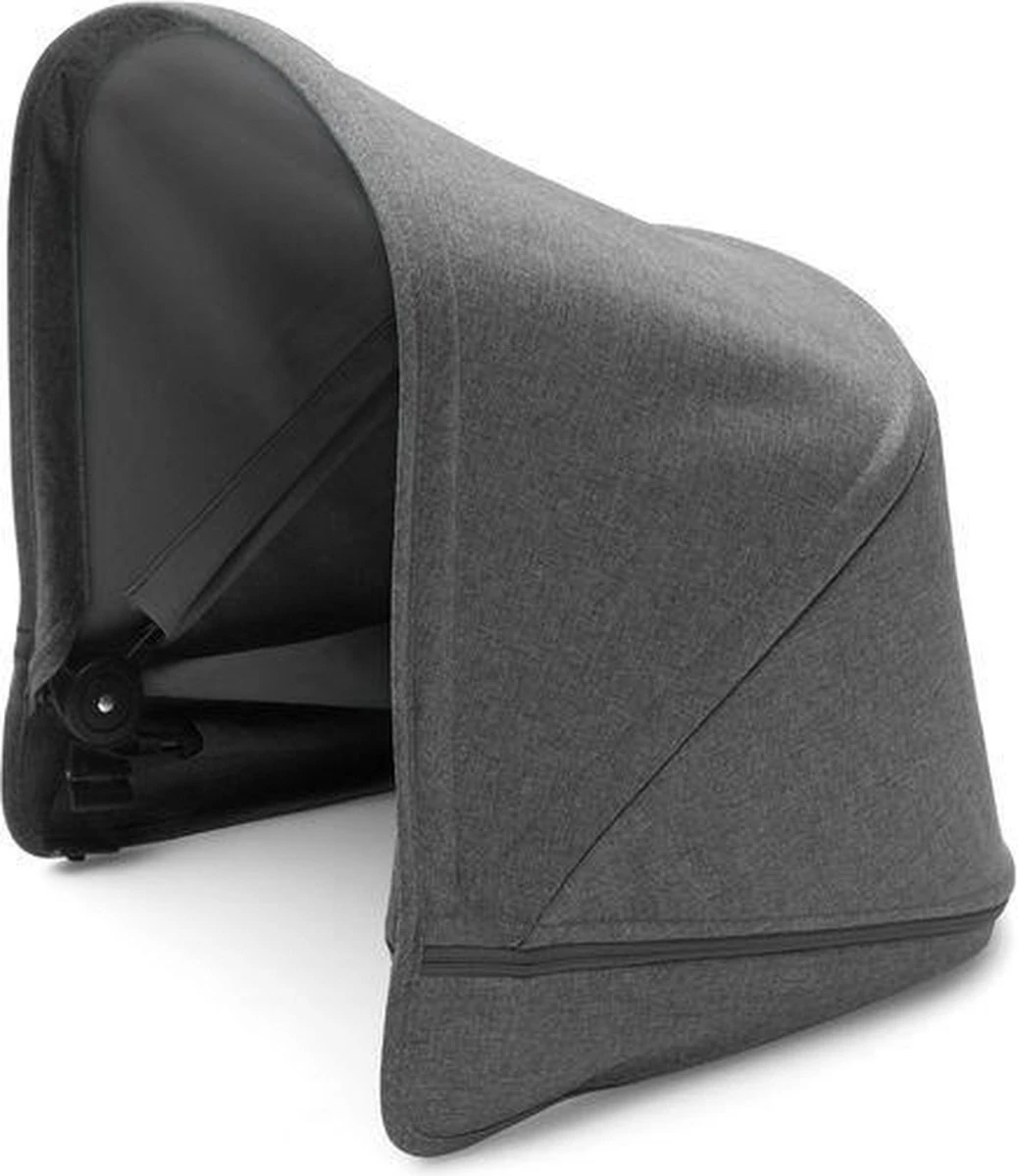 Bugaboo Donkey2 Classic Zonnekap - Grey Melange 3 Bugaboo Donkey2 Classic Zonnekap - Grey Melange