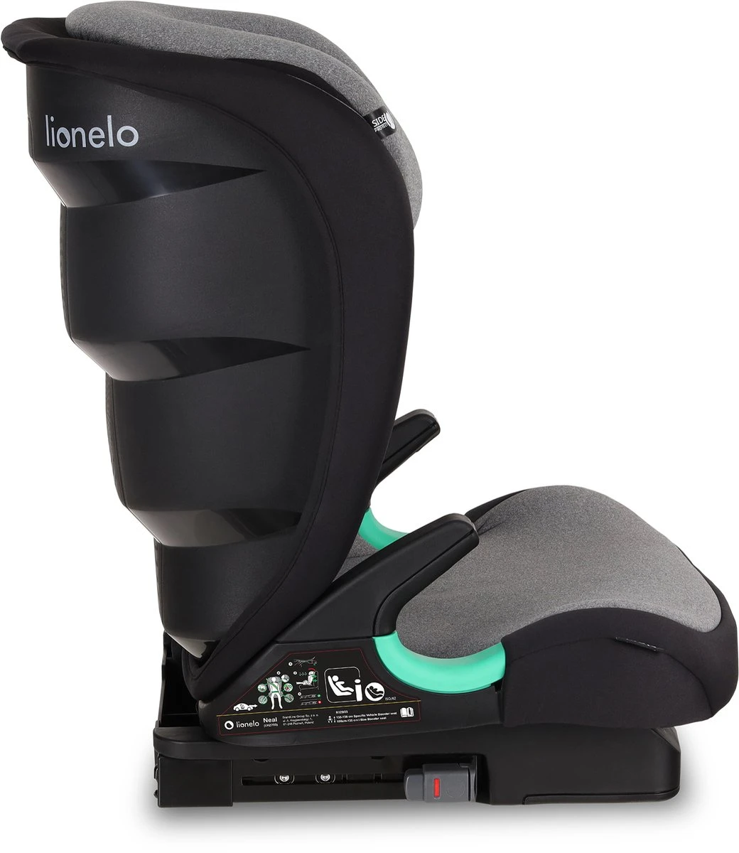 Lionelo Neal - Premium Autostoel - Hoofdsteunverstelling - Ventilatiesysteem - ISOFIX Tot 12 Jaar - Afbeelding 19