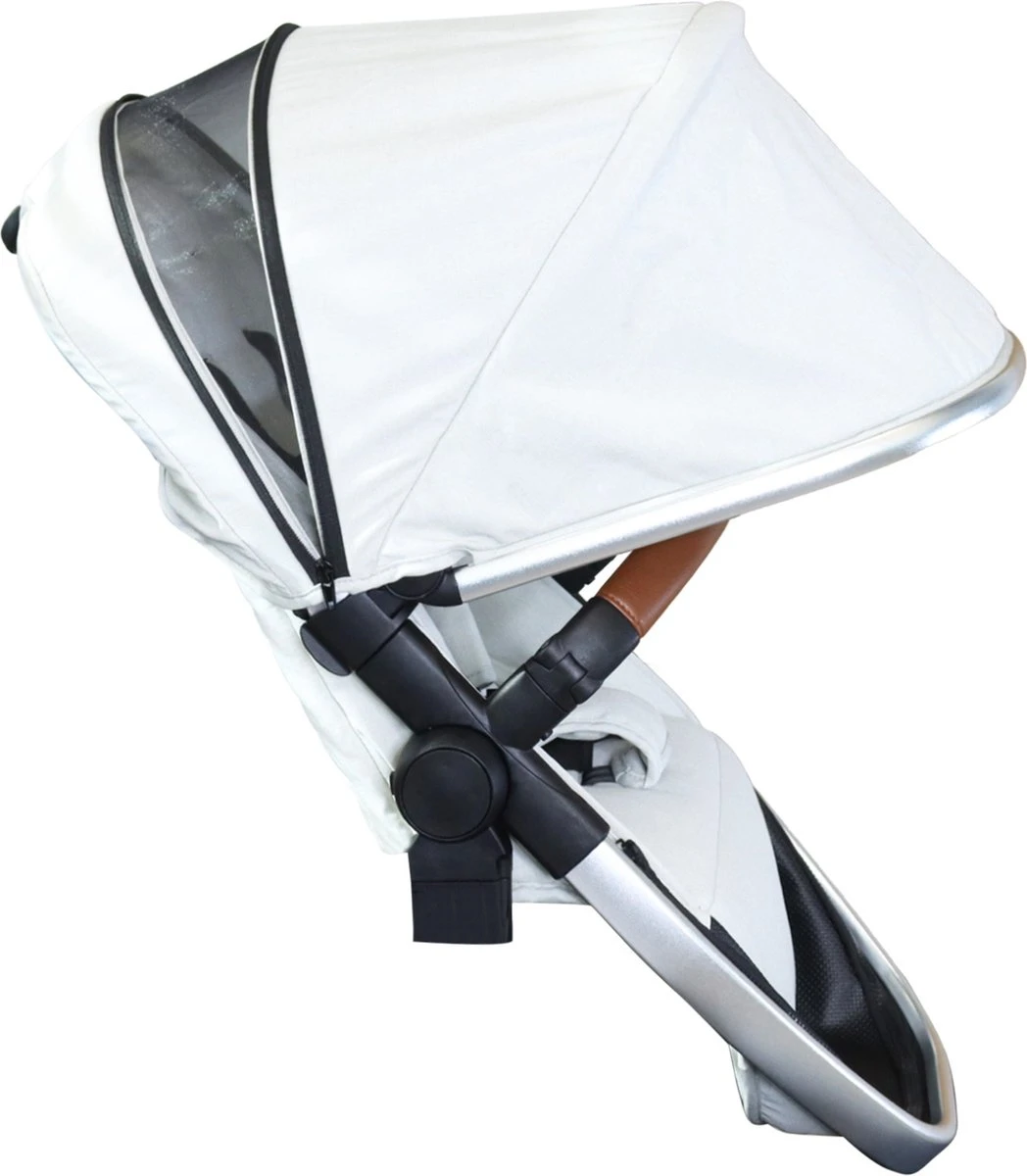 Deryan Tweede Stoeltje Voor Evy Kinderwagen - Creme - Afbeelding 4