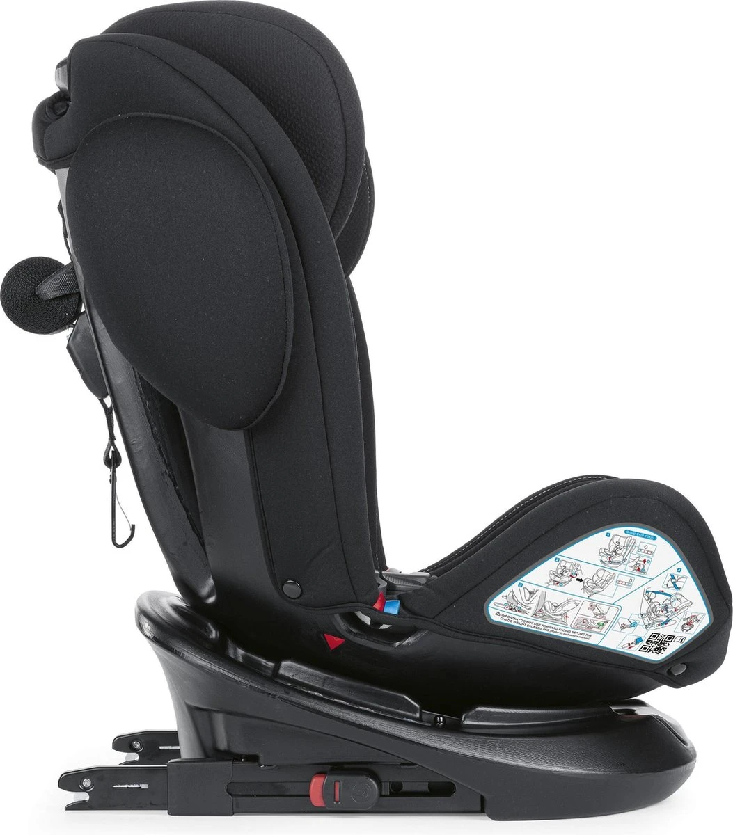 Chicco Autostoel Unico PLUS - Groep 0 1 2 3 - Isofix Bevestiging -Verstelbare Hoofdsteun - Zwart - Afbeelding 13