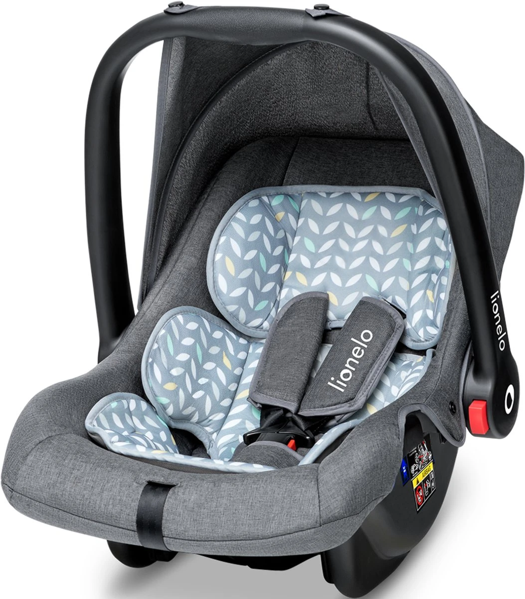 Lionelo Noa Plus - Autostoeltje - Lichtgewicht Constructie - Draagfunctie - Praktische Luifel