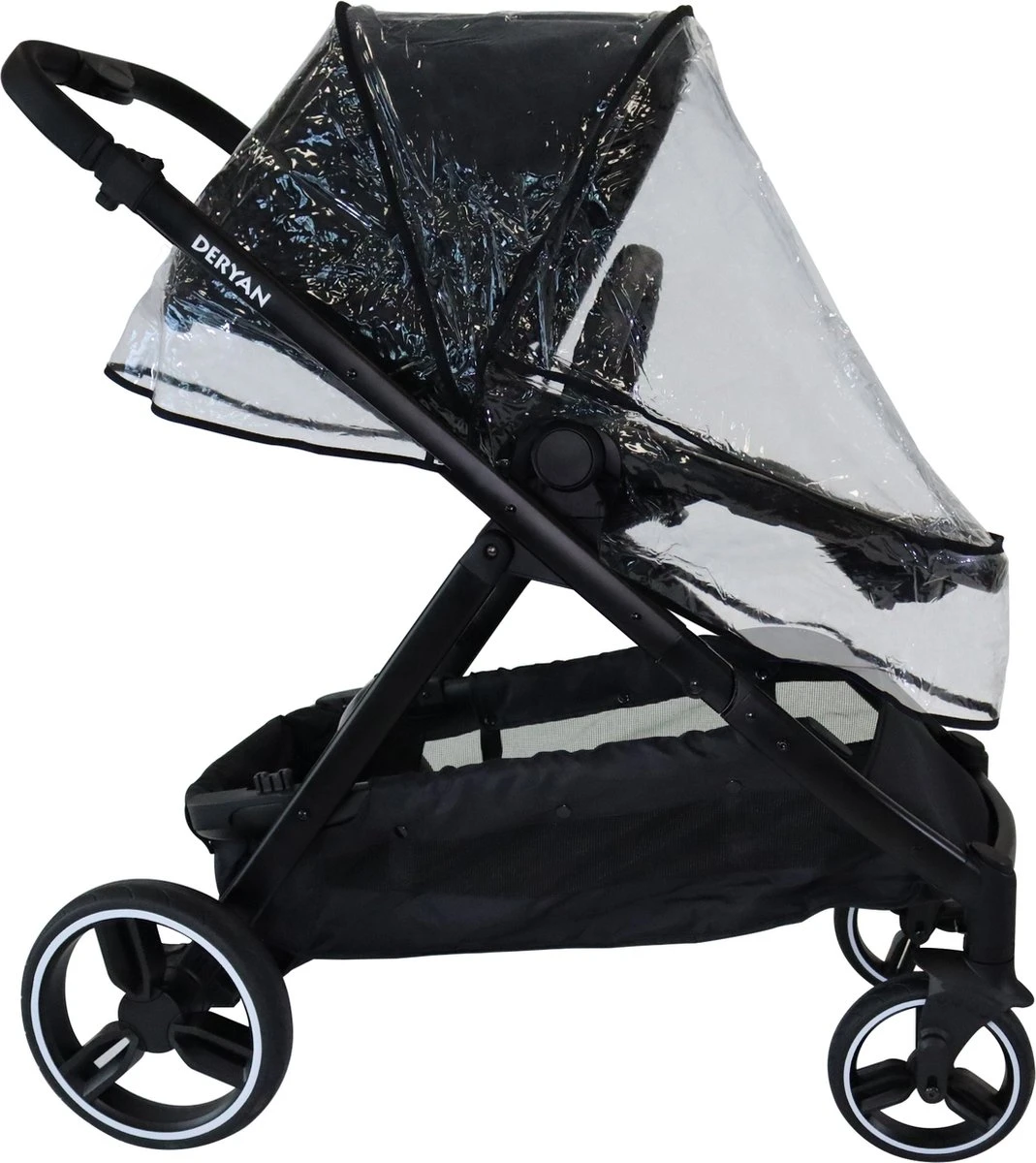 Deryan Evy Buggy Regenhoes - Transparant Regenscherm Voor Kinderwagen - Regenkap