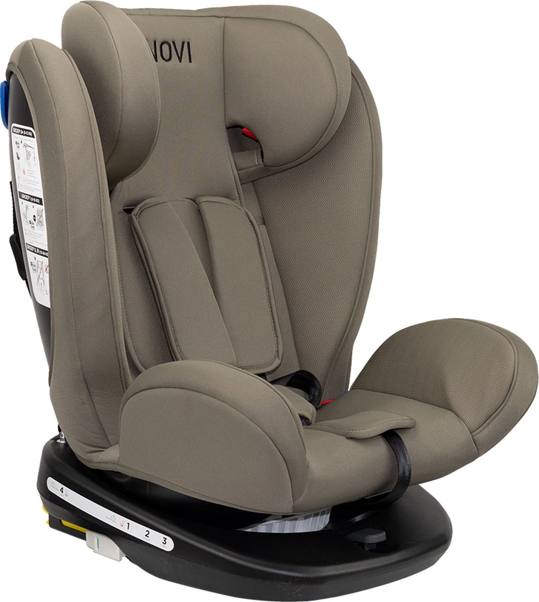 Autostoel Novi Baby® Goliath Premium 0-1-2-3 Isofix Rotation Dark Taupe - Afbeelding 9