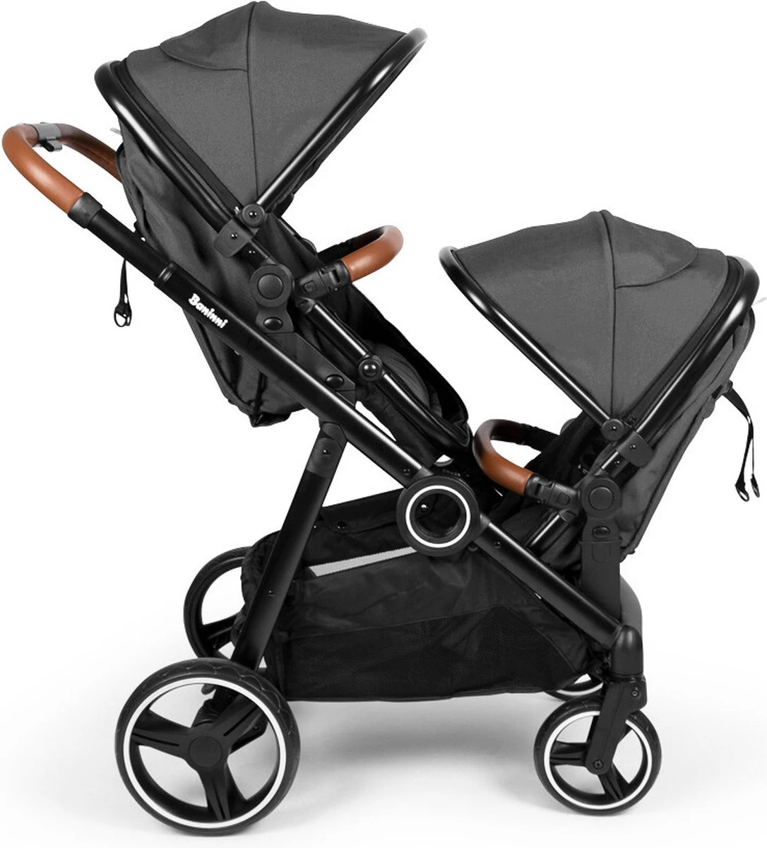 Baninni Duo Kinderwagen Luiz Grijs - Afbeelding 6