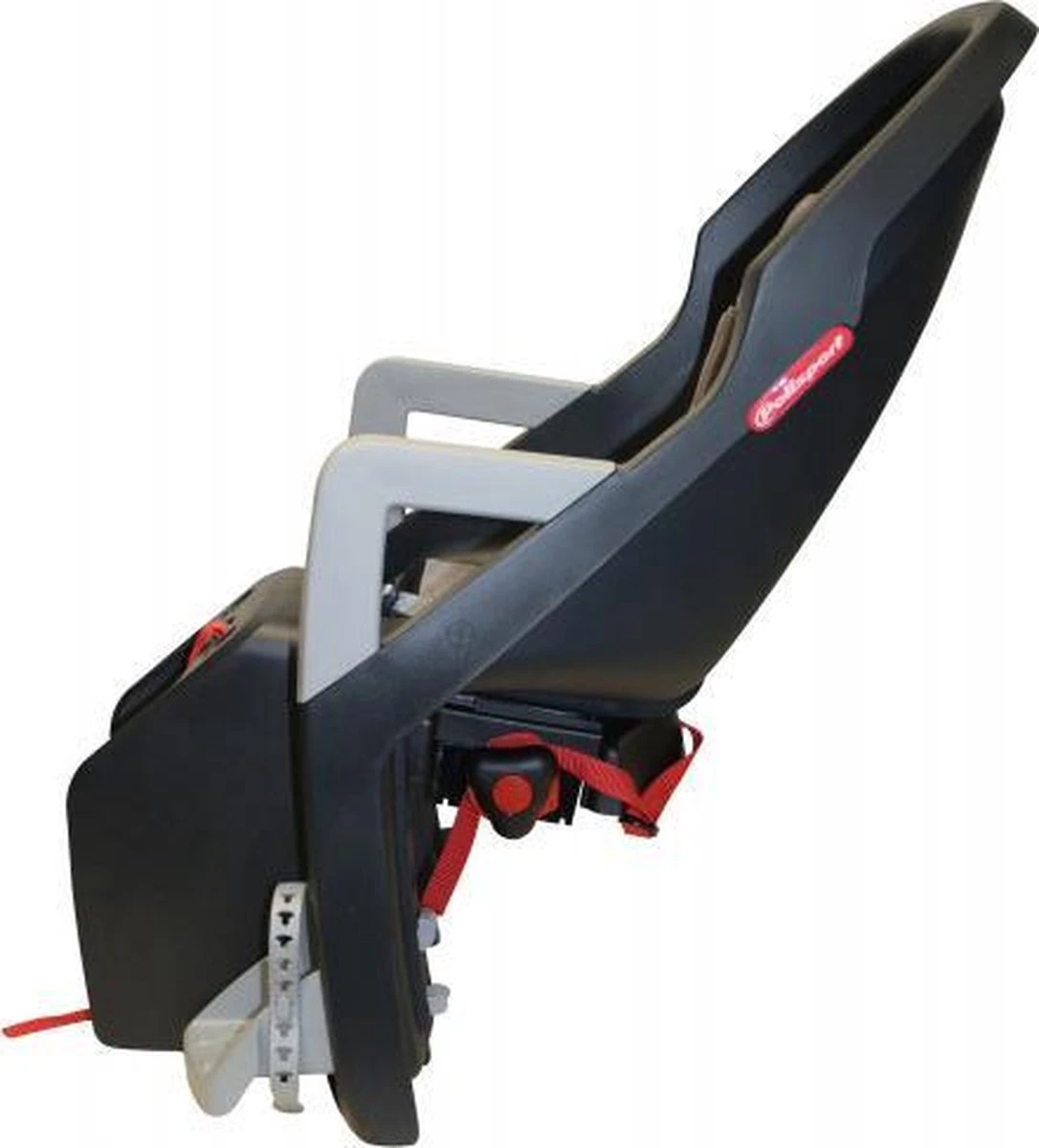 Polisport Guppy Maxi Kinderstoel Achter - Op Pakdrager - Grijs/zilver - Afbeelding 2