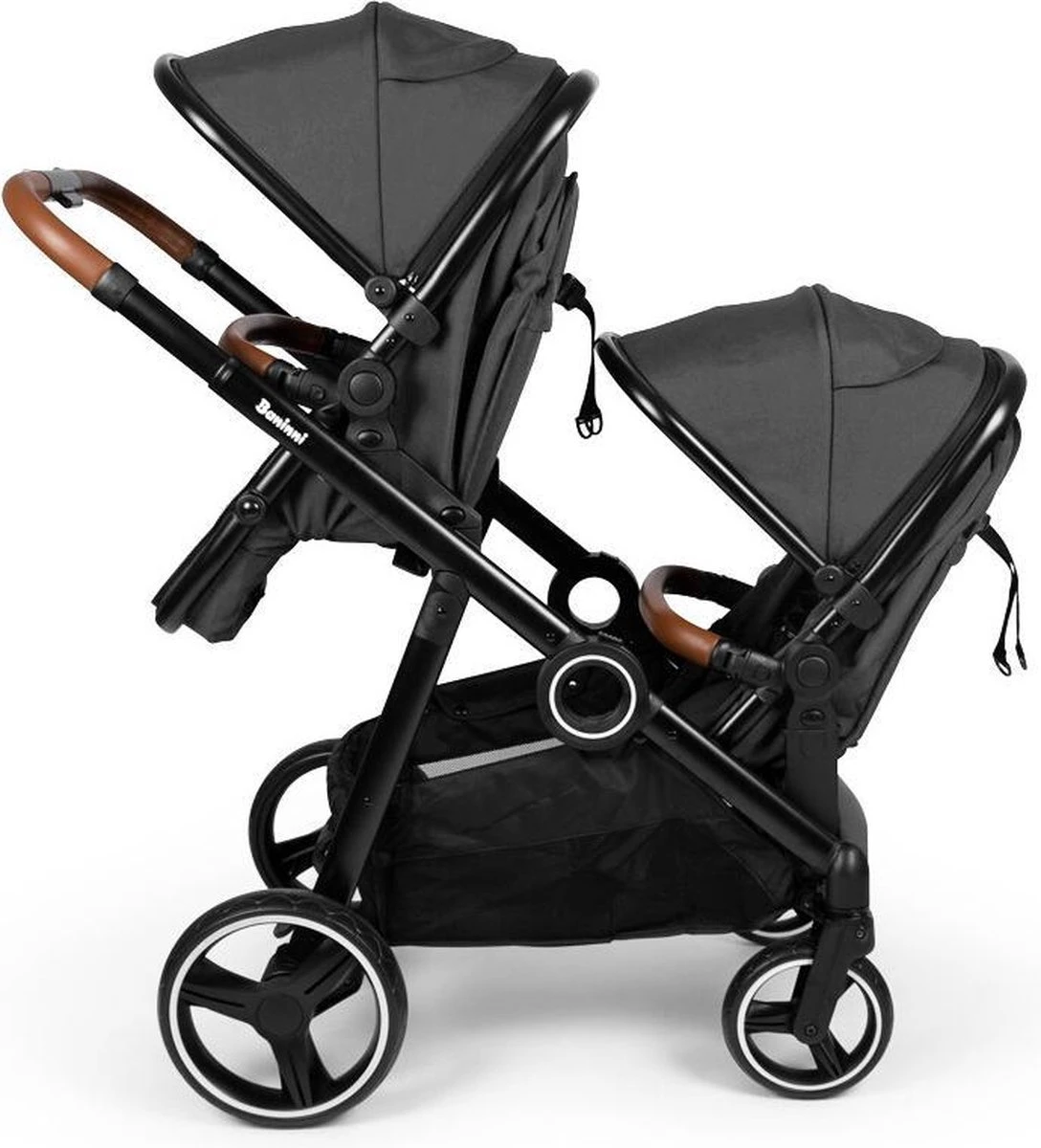Baninni Duo Kinderwagen Luiz Grijs - Afbeelding 5