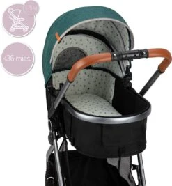 MoMi Kinderwagen - Compacte 2 In 1 Combiwagen - Limuru - Groen (geschikt Van 0-3 Jaar) -Maxi-Cosi winkel 1110x1200 6