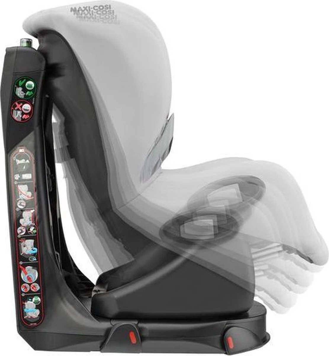 Maxi-Cosi Axiss Autostoeltje - 90° Draaibaar - Authentic Grey - Afbeelding 2