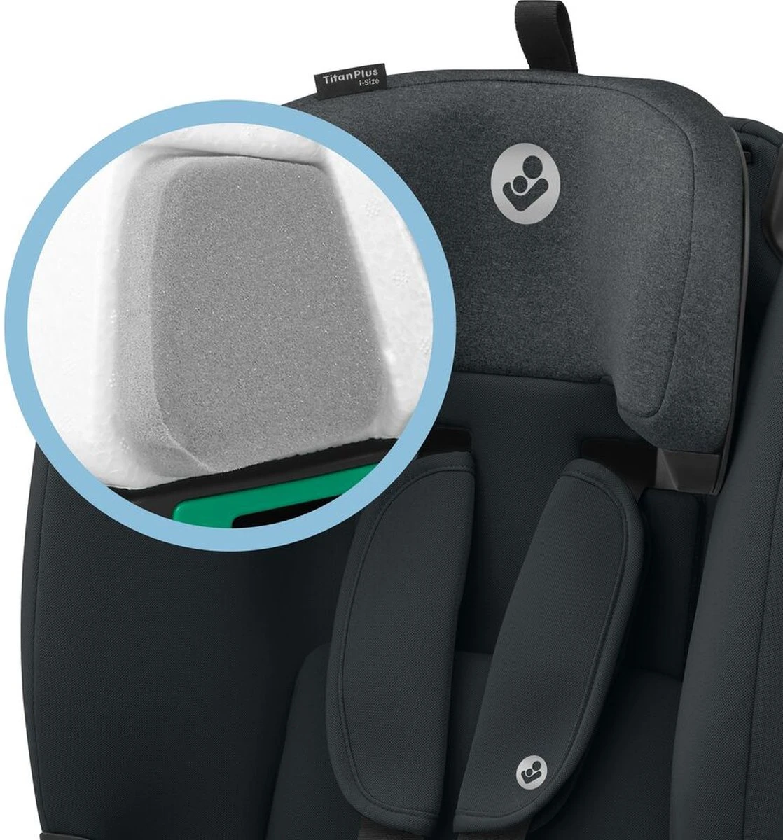 Maxi-Cosi Titan Plus I-Size Autostoeltje - Authentic Graphite - Vanaf Ca. 15 Maanden Tot 12 Jaar - Afbeelding 4