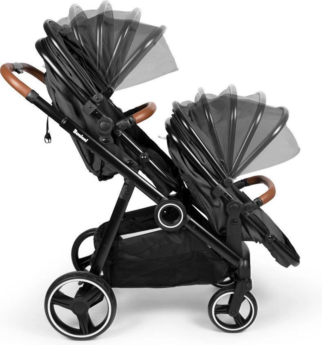 Baninni Duo Kinderwagen Luiz Grijs - Afbeelding 15