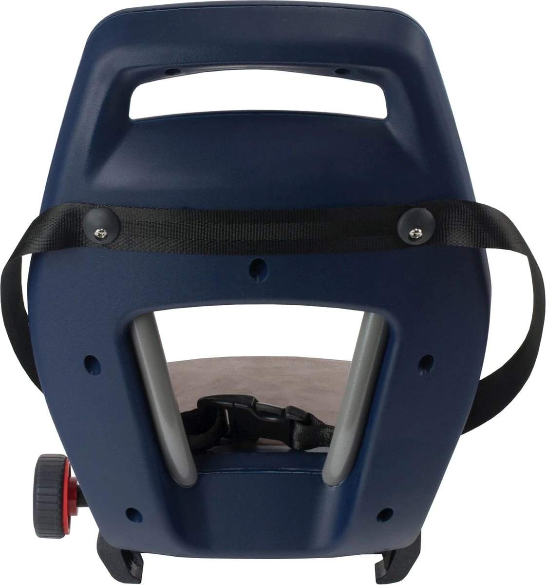 Qibbel 6+ Junior Fietsstoeltje Achter - Blauw Met Bruin Kussentje - Afbeelding 2