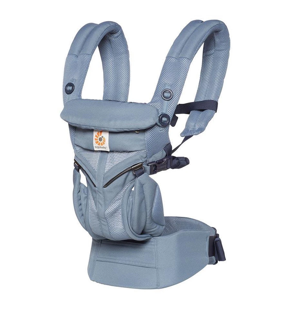 Ergobaby Omni 360 Cool Air Mesh Baby Draagzak - Oxford Blue 11 Ergobaby Omni 360 Cool Air Mesh Baby Draagzak - Oxford Blue - Afbeelding 9