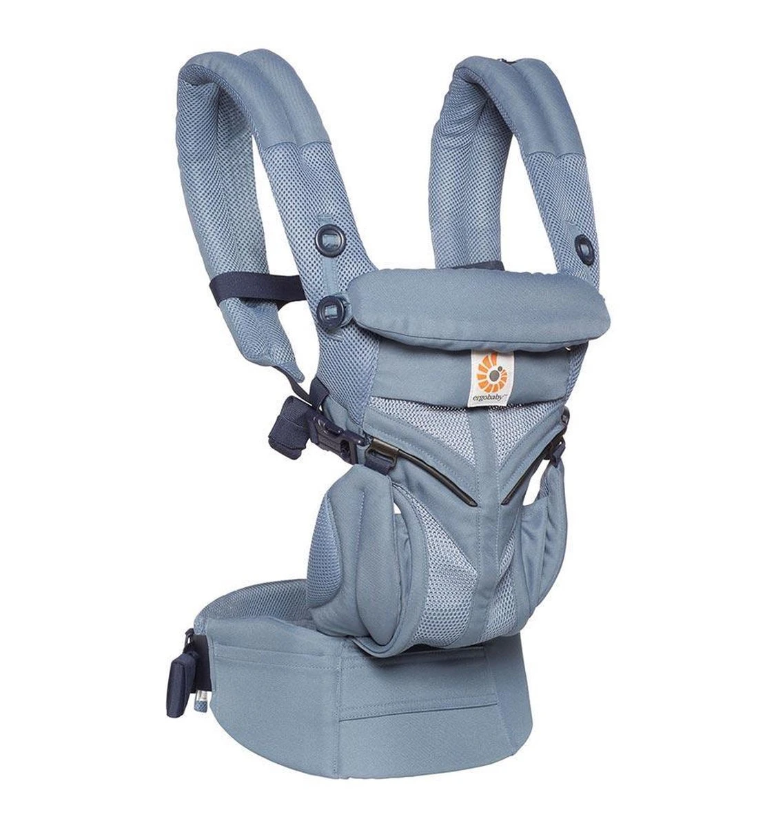 Ergobaby Omni 360 Cool Air Mesh Baby Draagzak - Oxford Blue 12 Ergobaby Omni 360 Cool Air Mesh Baby Draagzak - Oxford Blue - Afbeelding 10