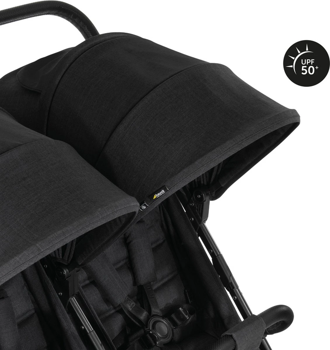 Hauck Uptown Duo Melange Broertje/zusje Kinderwagen Black - Afbeelding 11
