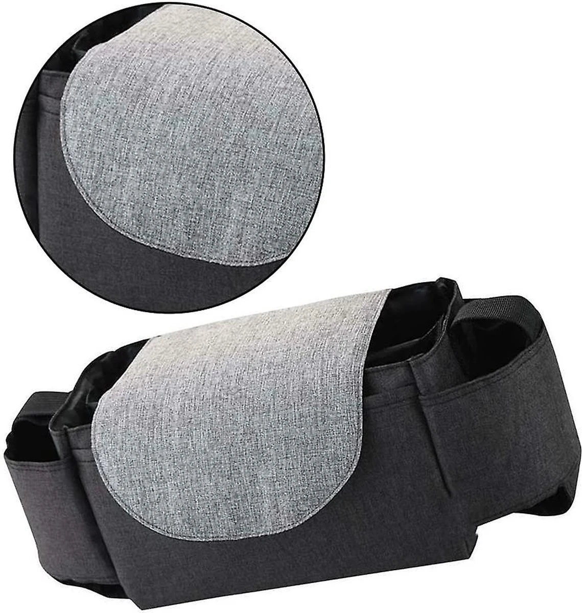 BOTC Kinderwagen Organizer - Buggy Tas Organizer - Wandelwagen Organizer - Luiertas - Telefoonhouder - Afbeelding 4