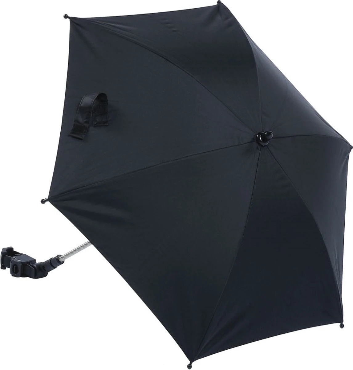 Titaniumbaby Parasol Met Universele Klem UV 50+ Protectie - Black