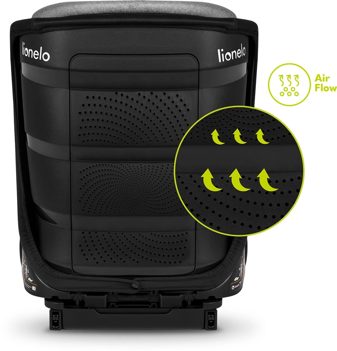 Lionelo Neal - Premium Autostoel - Hoofdsteunverstelling - Ventilatiesysteem - ISOFIX Tot 12 Jaar - Afbeelding 4