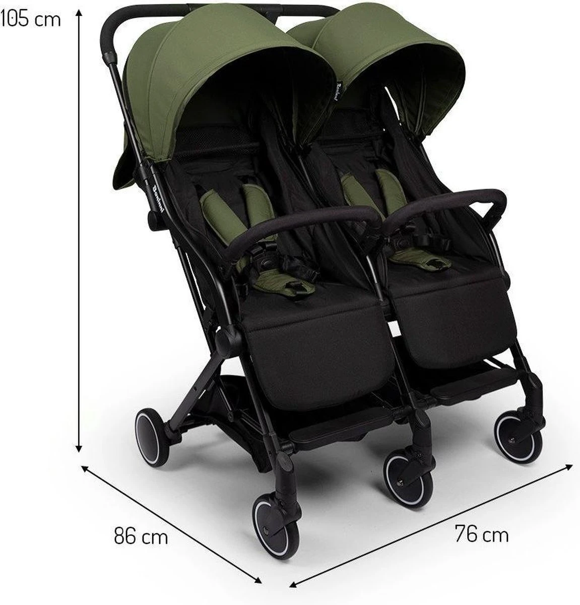 Baninni Duo Buggy Adige Moss - Afbeelding 14