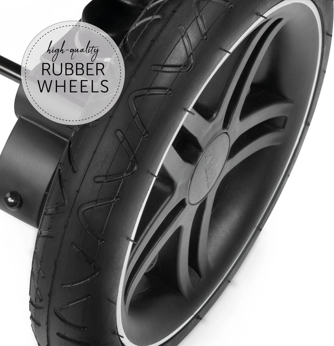 Hauck Uptown Duo Melange Broertje/zusje Kinderwagen Black - Afbeelding 4