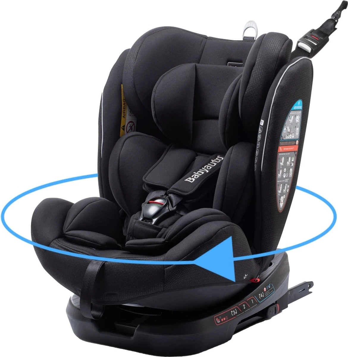 Babyauto Biro D FIX Black Group 0+ 1 2 3 - 0 Tot 36 Kg - Isofix - Afbeelding 16