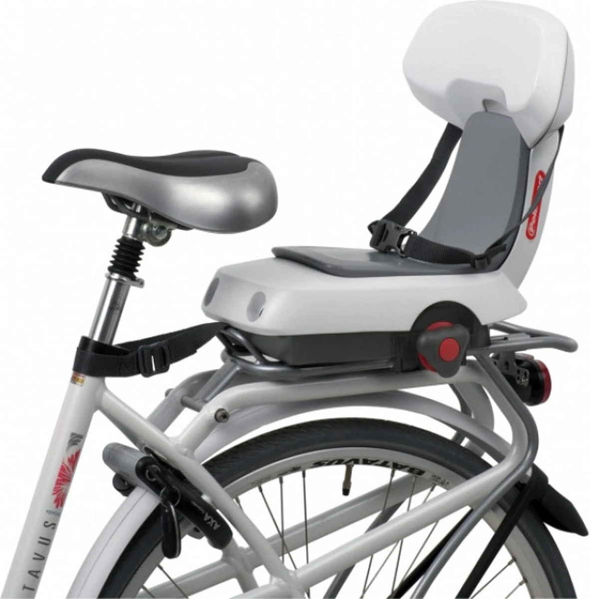 Polisport Guppy Duo Junior - Fietsstoeltje Achter - Grijs 8636100001 - Afbeelding 2