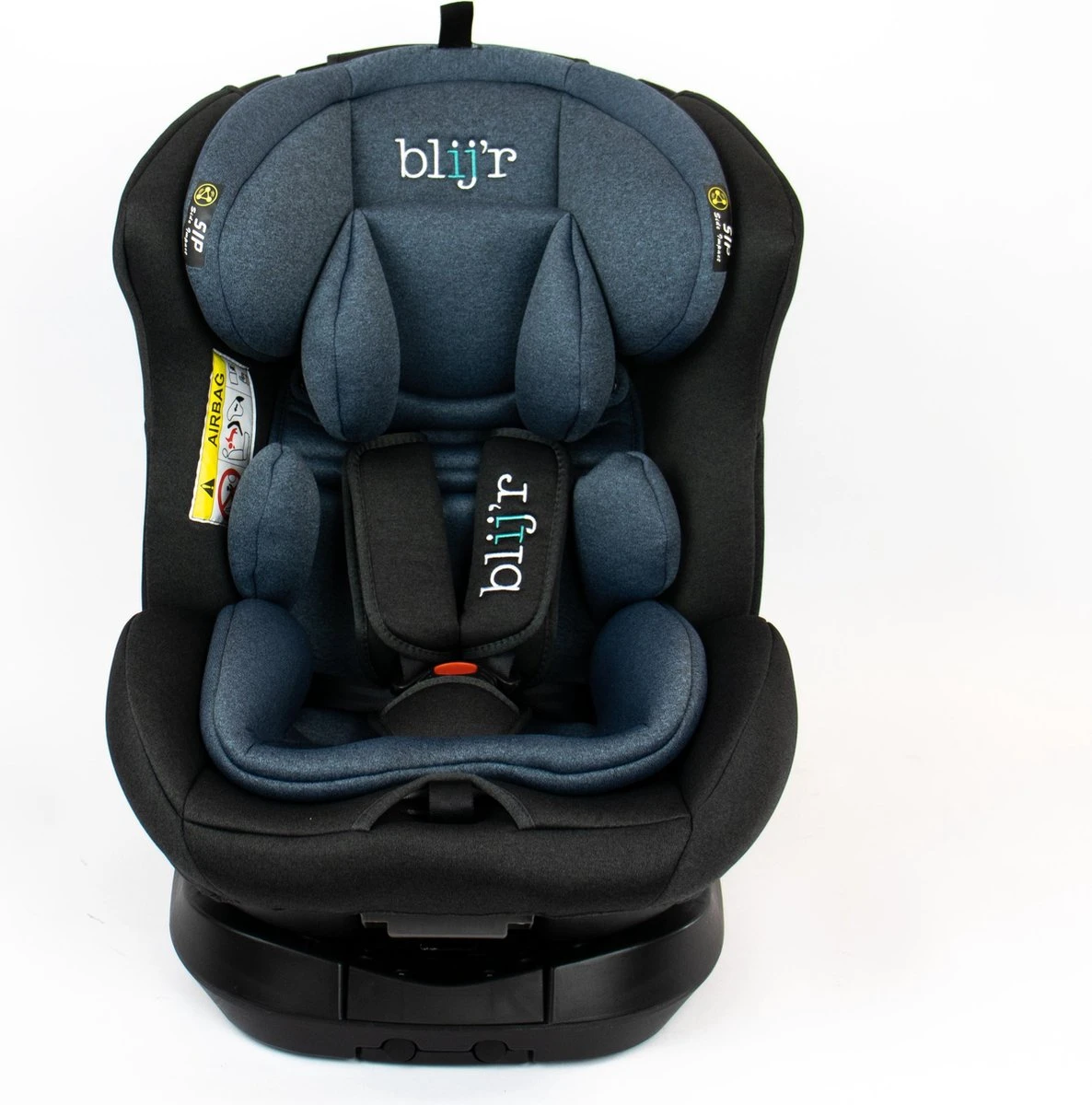 Blij'r Maja - Autostoel Met IsoFix - Groep 0-1-2-3 Autostoel Voor Kinderen Van 0 Tot 12 Jaar - Donker Blauw - Afbeelding 10