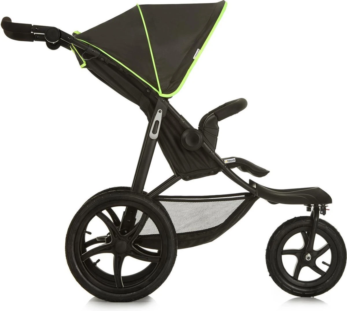 Hauck Runner Kinderwagen - Zwart/Neon Geel - Afbeelding 12