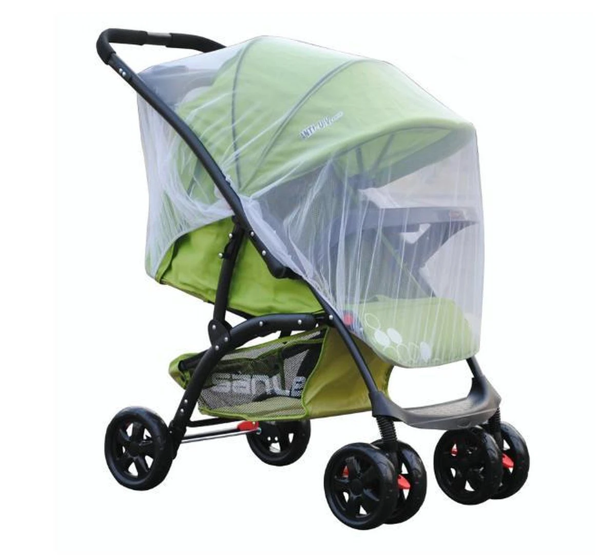 Merkloos Kinderwagen Klamboe | Baby Buggy | Klamboe Baby | Muggennet Kinderwagen | Kindvriendelijk | Anti Muggenset | Anti Ongedierte - Afbeelding 3