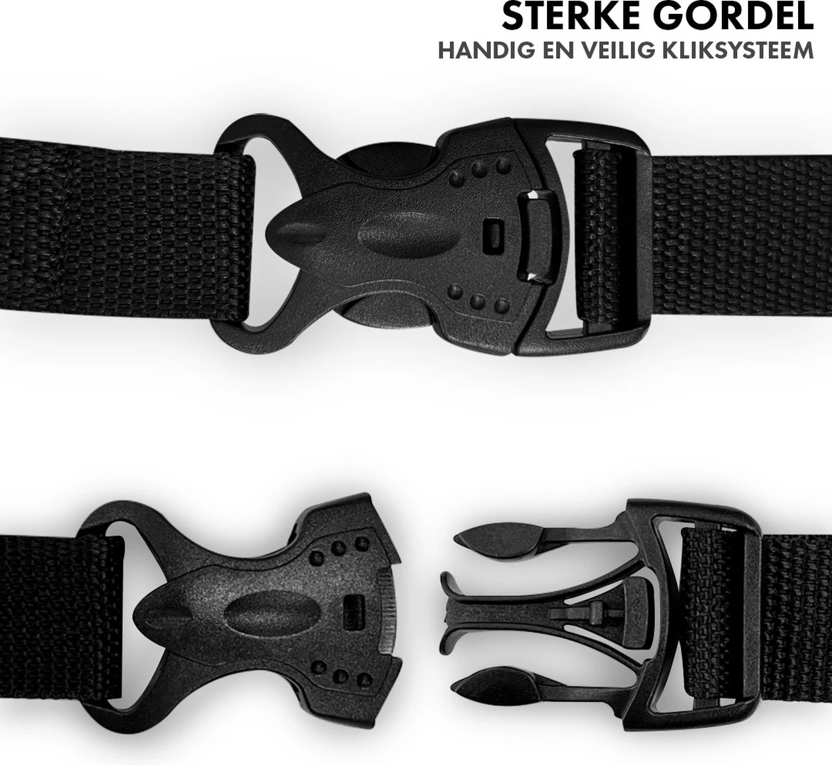 Brioso Fietsstoeltje Achter – Achterzitje Fiets – Kinderzitje Fiets - Zwart - Afbeelding 3