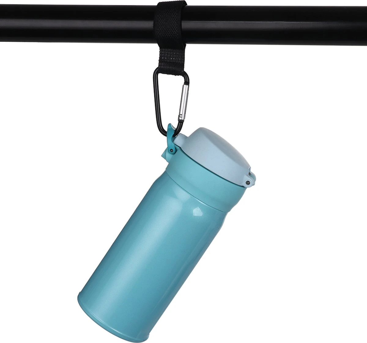 Merkloos Kinderwagen Haak - Tassenhaak - Boodschappenhaak - 2 Stuks - Zwart - Universele Haak - Buggyhaak - Kinderwagenhaak - Luiertashaak - Luiertas Haak - Afbeelding 3