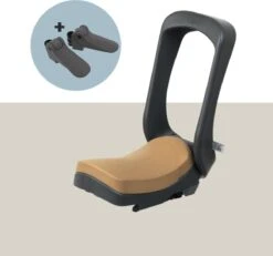 Urban Iki - Junior Fietszitje - Bincho Black/ Kurumi Brown - Zonder Montagekader