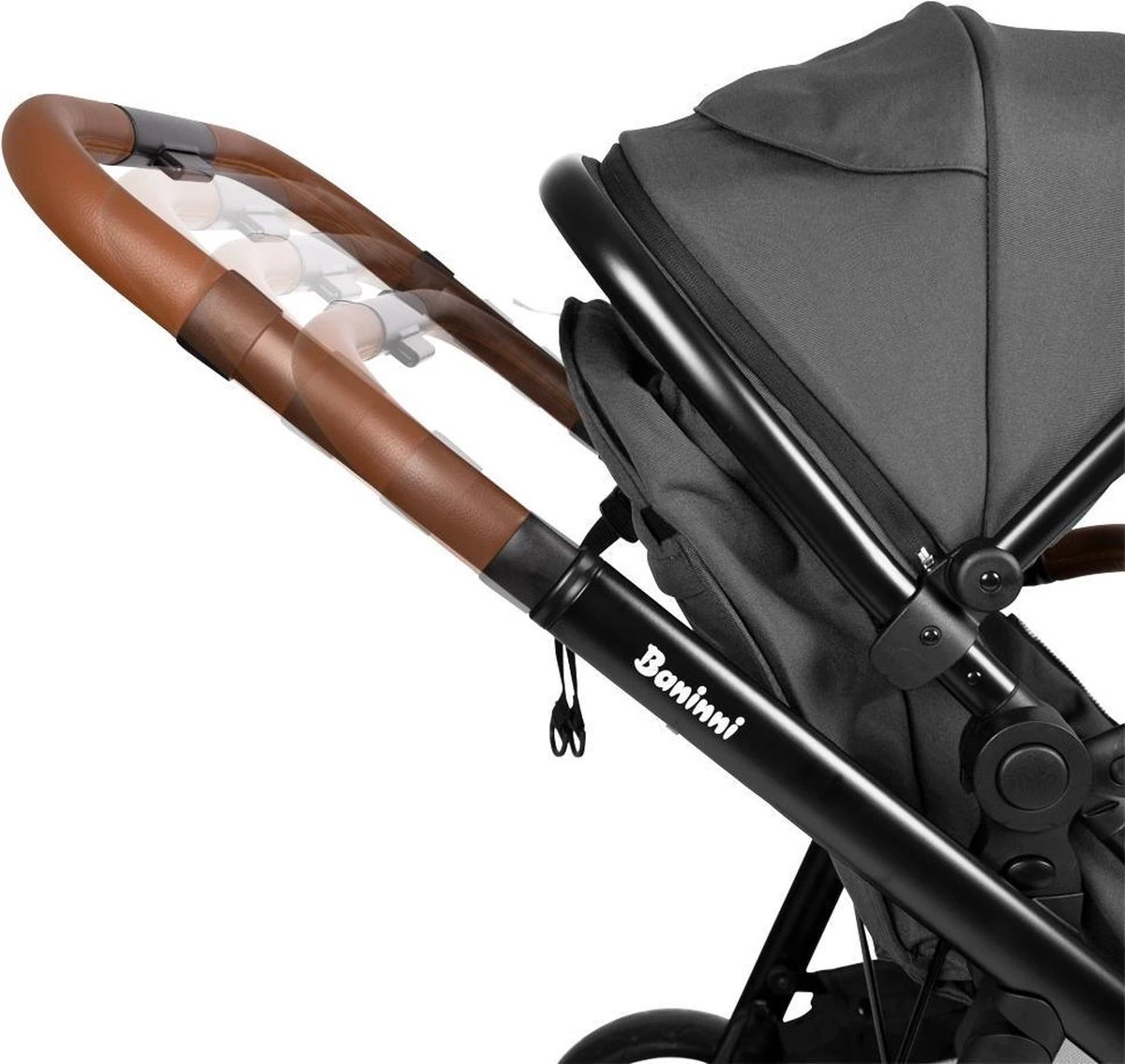 Baninni Duo Kinderwagen Luiz Grijs - Afbeelding 8