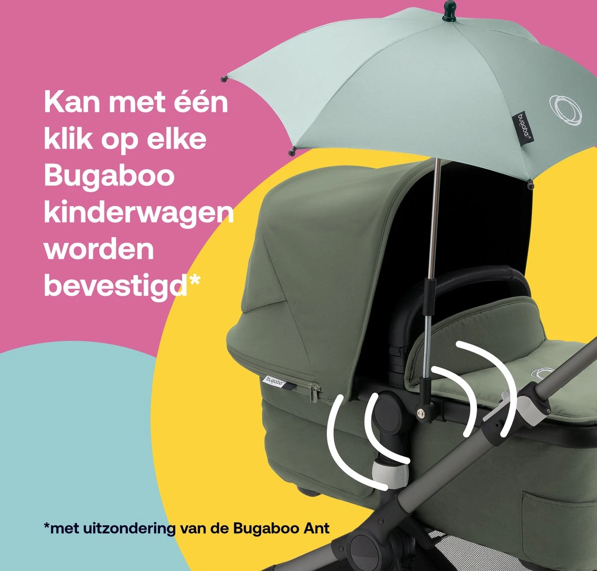 Bugaboo Kinderwagen Parasol - Zwart - Afbeelding 6