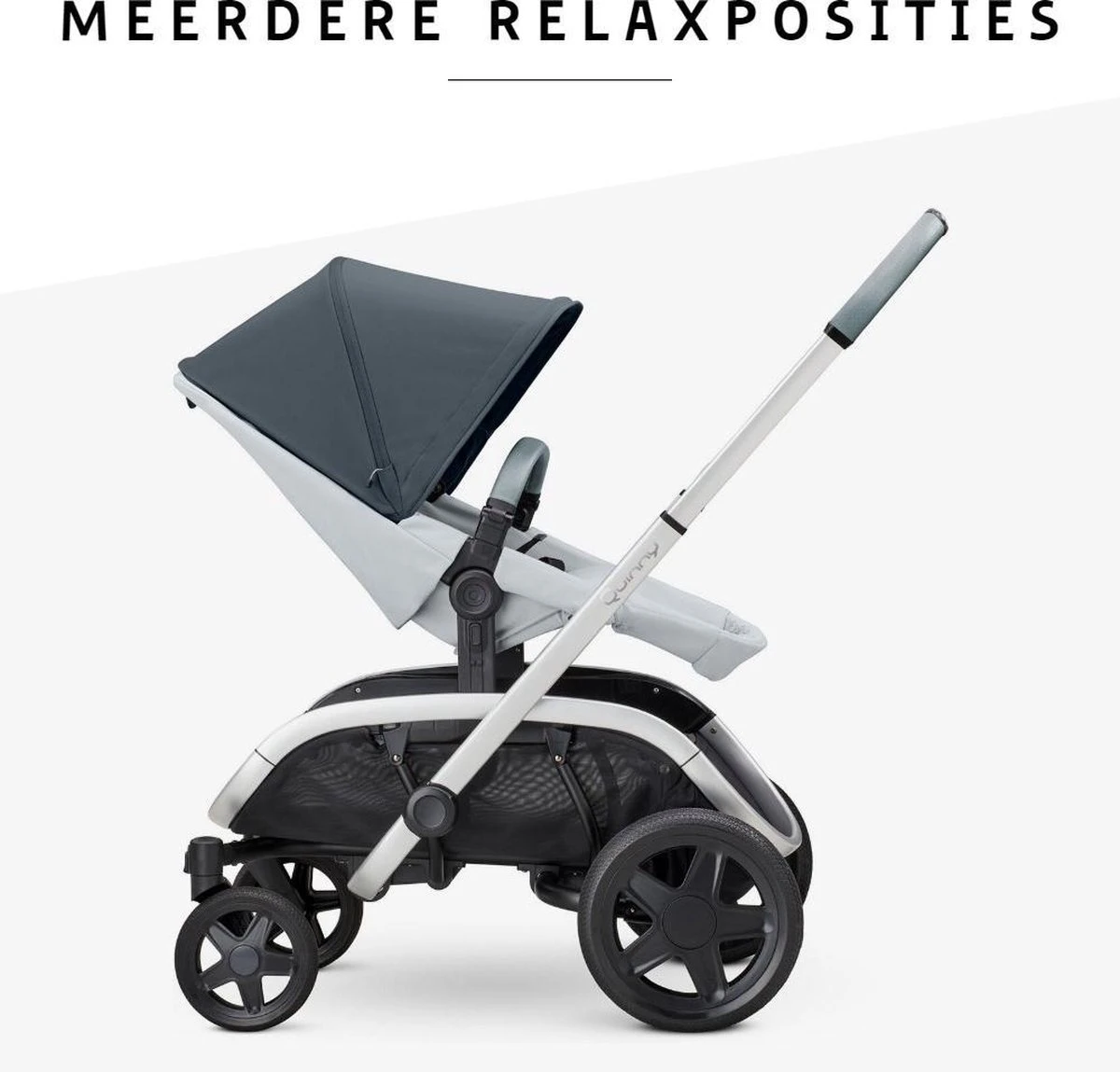 Quinny Hubb Mono Kinderwagen - Graphite On Grey - Afbeelding 4