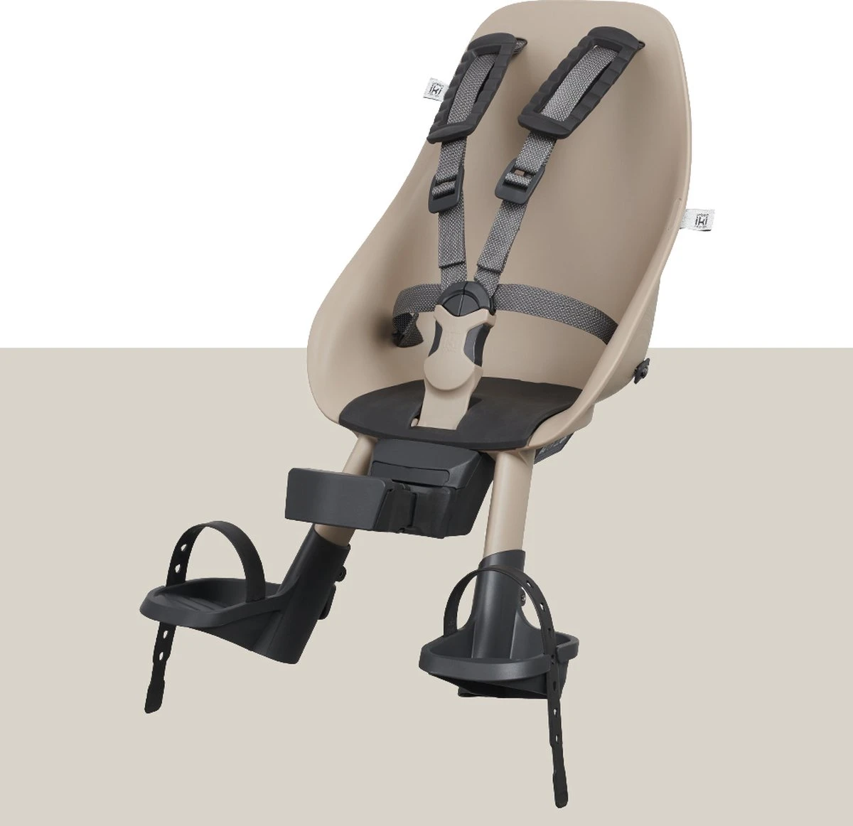 Urban Iki Fietsstoeltje Voor - Inaho Beige/ Bincho Black