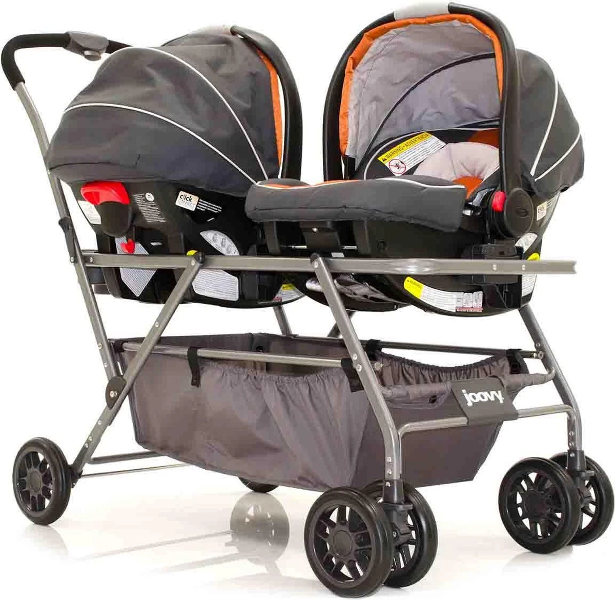 Joovy Twin Roo Kinderwagen + Maxi Cosi Adapter - Afbeelding 3