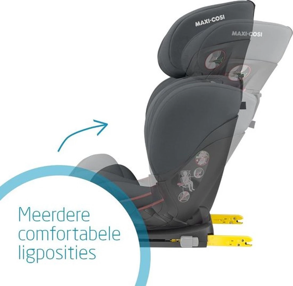 Maxi-Cosi Rodifix AirProtect® Autostoeltje - Authentic Graphite - Afbeelding 15