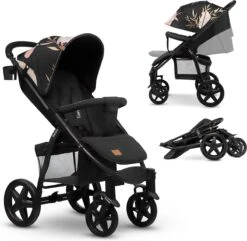 Lionelo Annet Plus - Kinderwagen 2in1 - Inklapsysteem - XXL Dakje - Tot 22 Kg