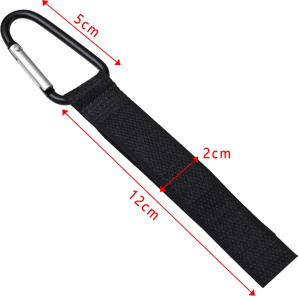 Merkloos Kinderwagen Haak - Tassenhaak - Boodschappenhaak - 2 Stuks - Zwart - Universele Haak - Buggyhaak - Kinderwagenhaak - Luiertashaak - Luiertas Haak - Afbeelding 5