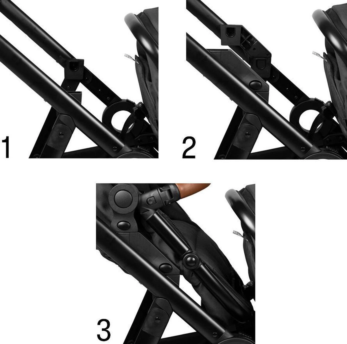 Baninni Duo Kinderwagen Luiz Grijs - Afbeelding 20