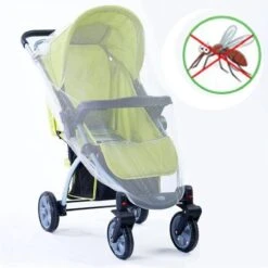 Merkloos Kinderwagen Klamboe | Baby Buggy | Klamboe Baby | Muggennet Kinderwagen | Kindvriendelijk | Anti Muggenset | Anti Ongedierte