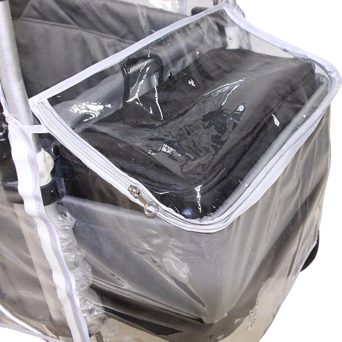FUXTEC Regenhoes Transparant Voor Bolderkar CTL900 6 FUXTEC Regenhoes Transparant Voor Bolderkar CTL900 - Afbeelding 4