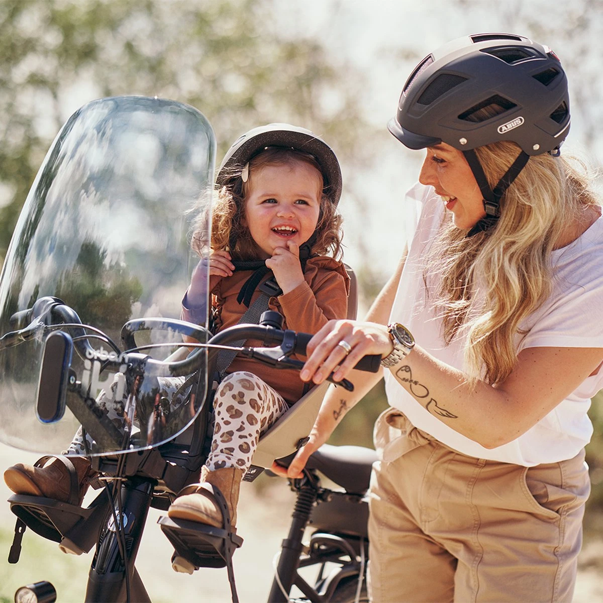 Urban Iki Fietsstoeltje Voor - Inaho Beige/ Bincho Black - Afbeelding 3