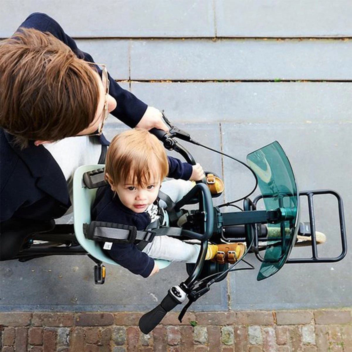 Urban Iki Fietsstoeltje Voor - Chigusa Green/Bincho Black - Afbeelding 7