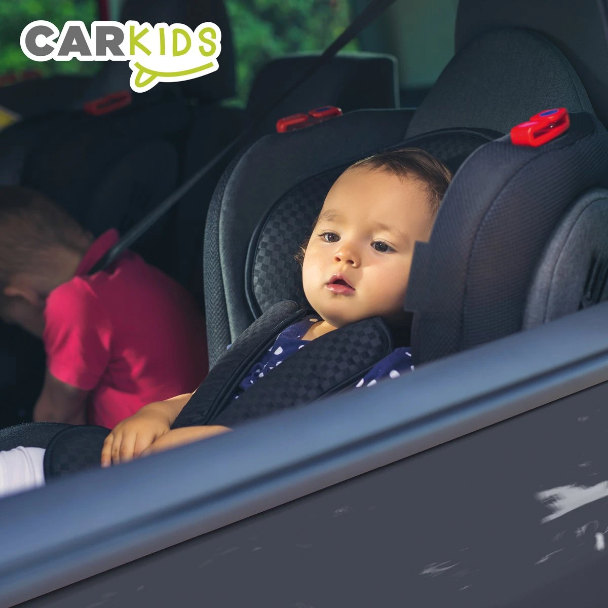 Carkids Verstelbaar Kinderautostoeltje Zwart En Rood | Kinderautostoel Groep 1-2-3 Met Isofix En Top Tether Connector | Kinderen Van 9 Maanden -12 Jaar | 9-36 Kg - Afbeelding 8