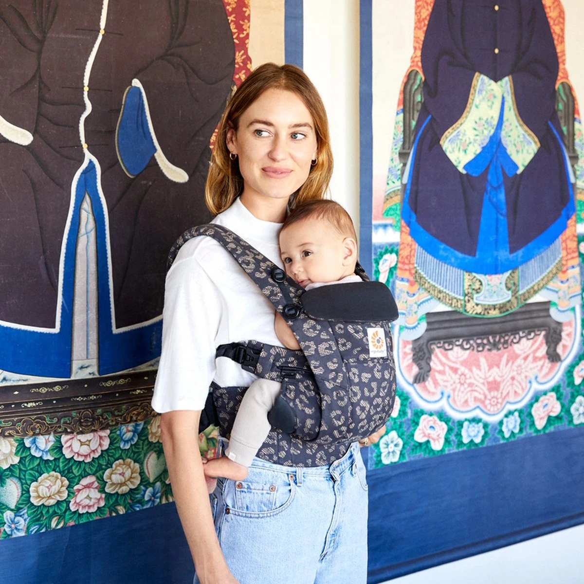 Ergobaby Omni Dream Draagzak - Black Leopard - Ergonomische Baby Draagzak Voor Baby En Drager - Afbeelding 4